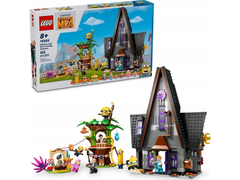 Lego Minions Familienresidenz Von Gru Und Den Minions (75583)