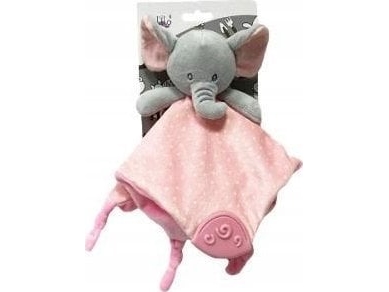 Tulilo Kuschelig Kuscheliges Baby Elefant Rosa 25X25 Cm