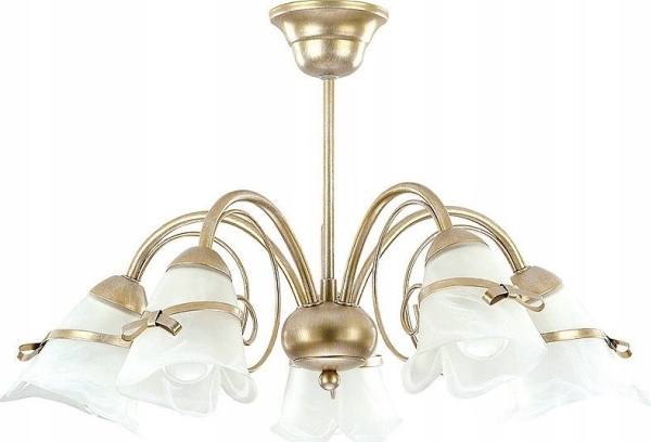 Luminex Hängelampe Luminex Hängelampe 5X60w E14 Gold 0073
