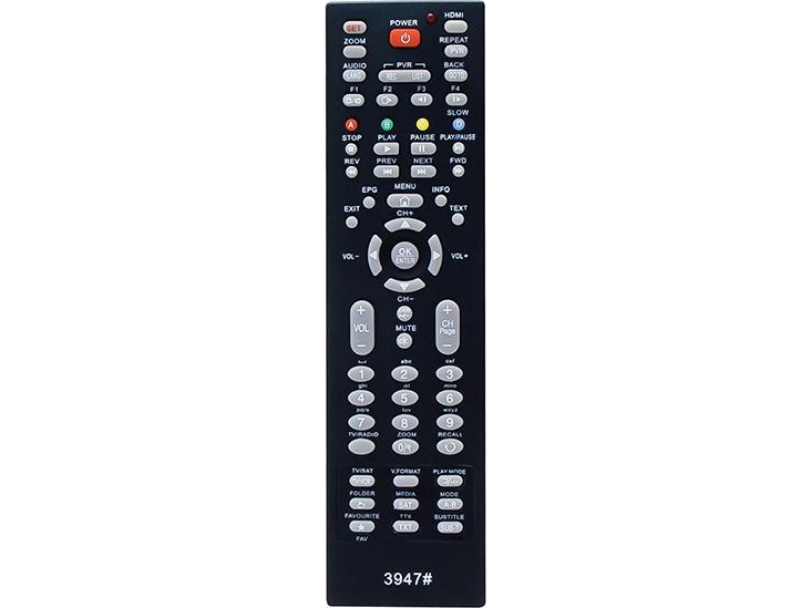 Fjernbetjening Rtv Prolech Universal Fjernbetjening Til Jordbaseret Tv Dvb-T Dvbt Dvbt Dvbt