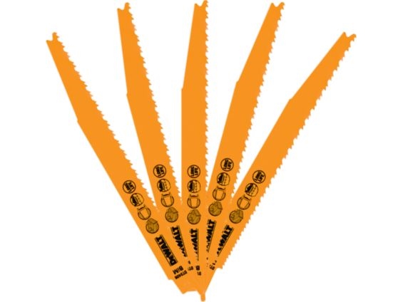 DeWalt sticks&aring;gblad till sticks&aring;g 203 mm, 2,4-4,6 mm, 5 st universella (DT2406-QZ)