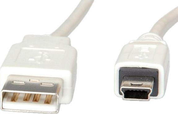Rbline Usb-Kabel Usb-A Auf Miniusb 0,8 M Weiß (S3141)