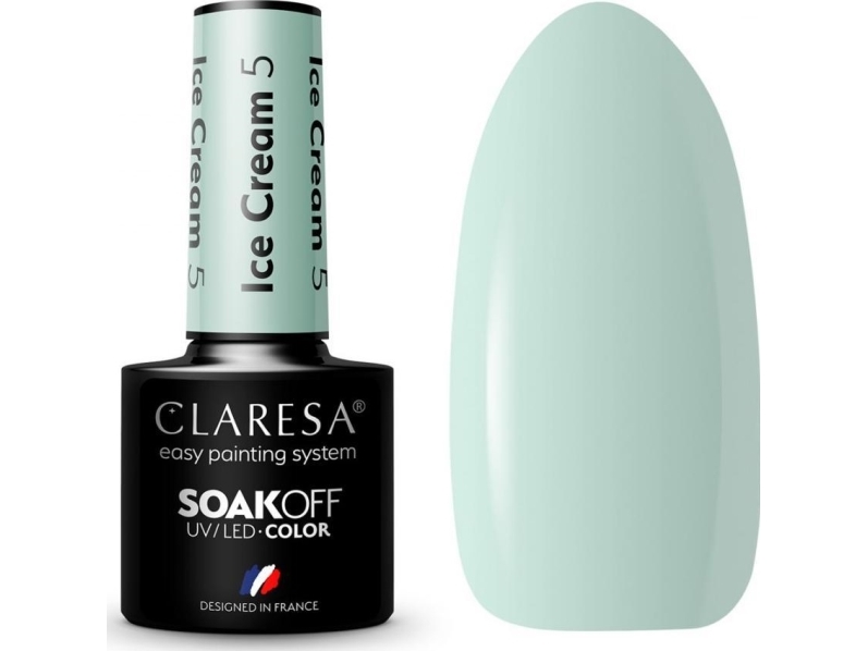 Claresa Soak Off Uv/Led Ice Cream Hybrid Nail Polish 05 5G