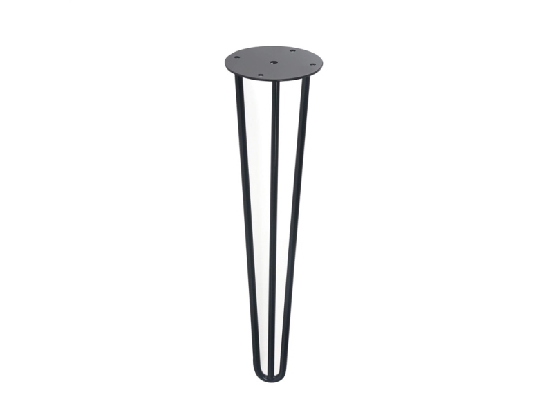 Rei Steel Hairpin Leg Triple 8 L400 Black