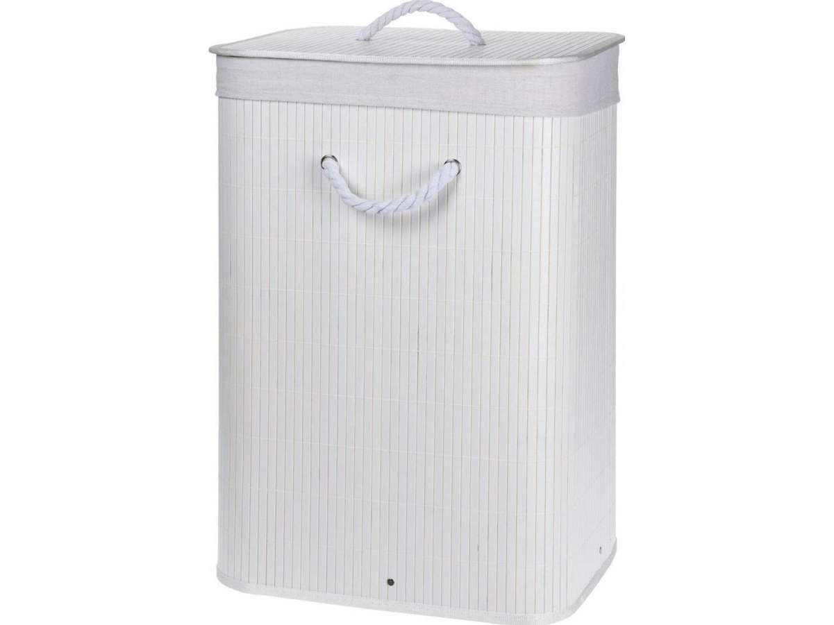 Storage Solutions Wäschekorb Aus Bambus Mit Natural Deckel, 60 L