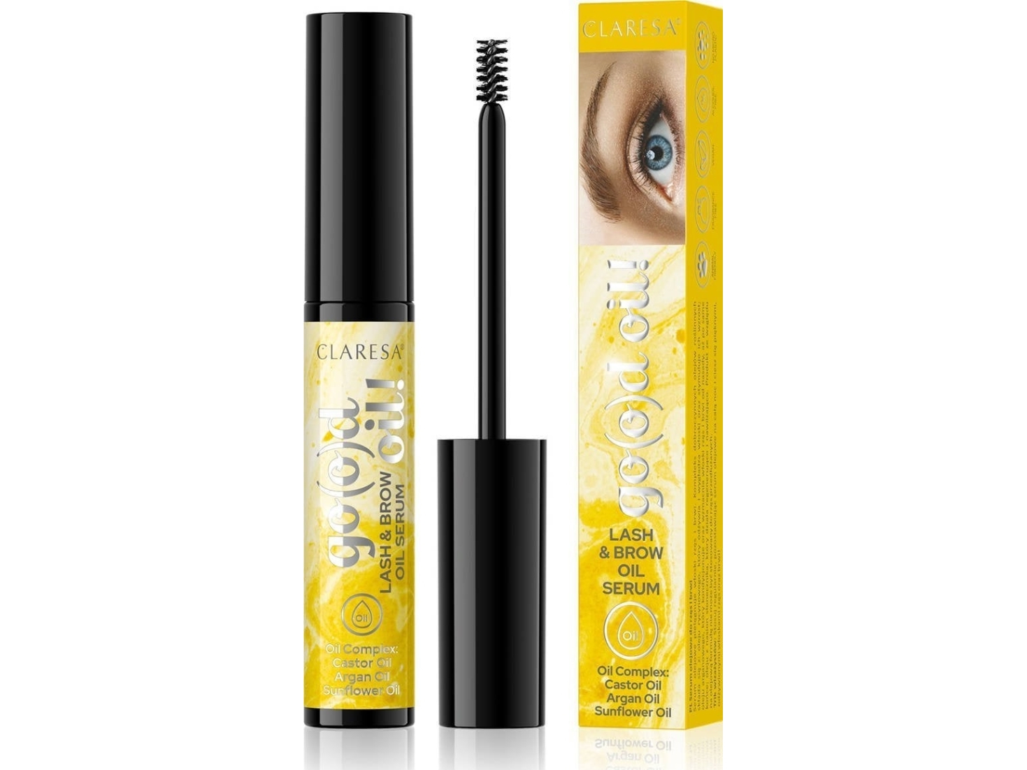 Claresa Claresa Ölserum Für Wimpern Und Augenbrauen Mit Rizinusöl Go(O)D Oil 8G