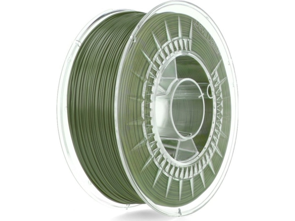 3D Plastikas Devil Design Pla 1.75Mm 1Kg - Olive Žalias