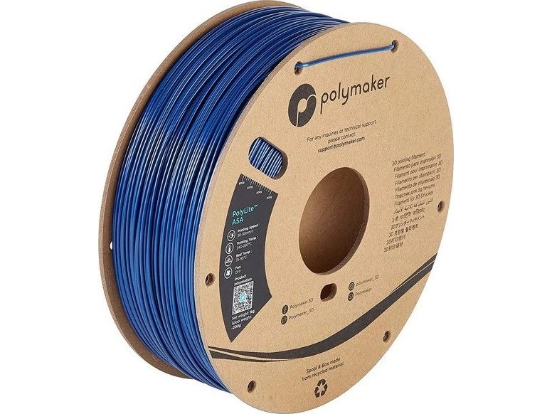 Poly Filament Polymaker Polylite Asa 1,75 Mm 1 Kg - Blue