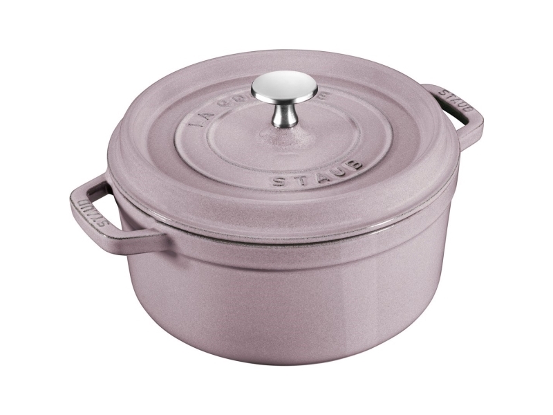 Staub Round Cast Iron Pot - 2.2 Ltr, Cherry Blossom