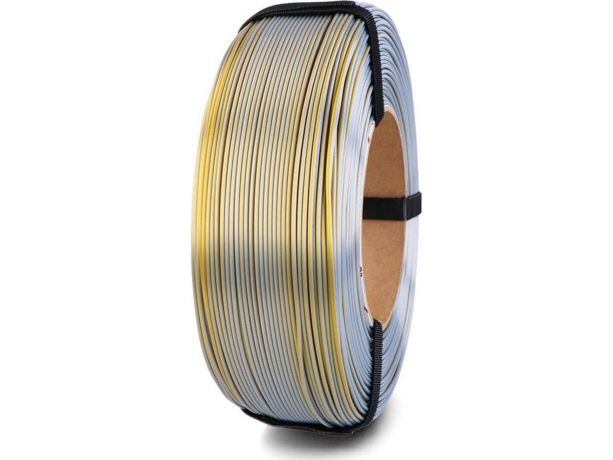 Rosa Plast 3D Kunststoff Pla Doppelseitig Gold/Silber 1.75Mm 1Kg Nachfüllpack Rosa3d