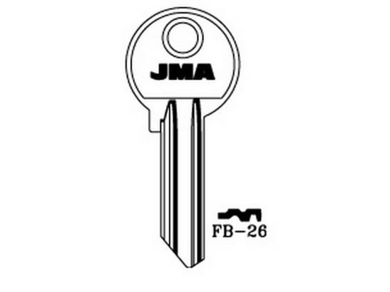 Jma Blank Key Faa55l(Fb-26) Fab