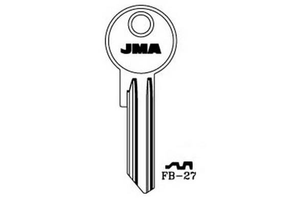 Wrangler blank nøgle FAA86L(FB-27) FAB