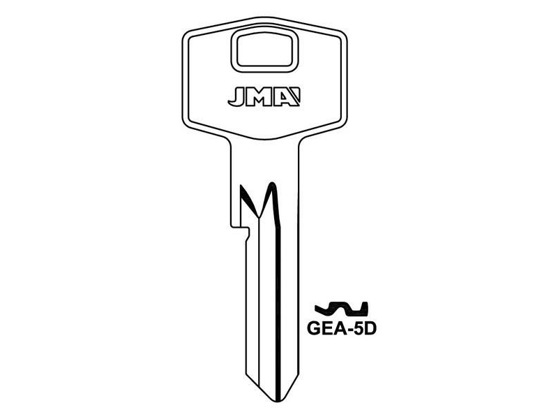 Jma Blank Key Gea-5D Universal