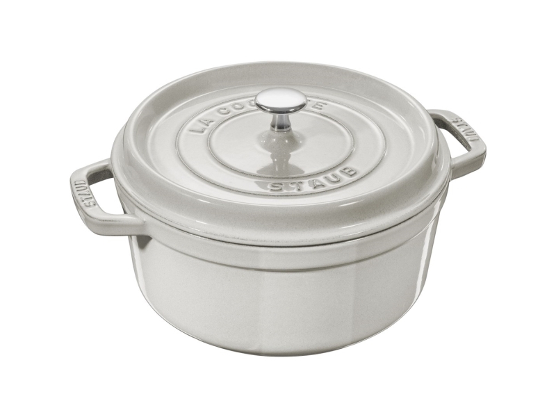 Staub Garnek Żeliwny Okrągły 2.2 Ltr, Truflowy