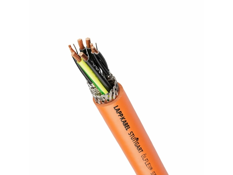 Lapp Ölflex Servo 719 Cy, 100 M, Orange, Kobber, Pvc, 150 Kg/Km, 245 Kg/Km