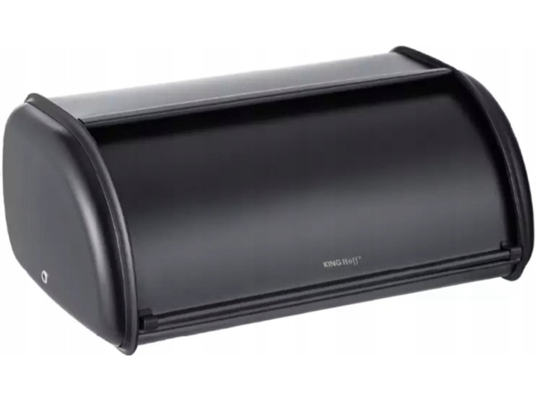 KingHoff brødkasse stål 44 cm mat sort KH-1834