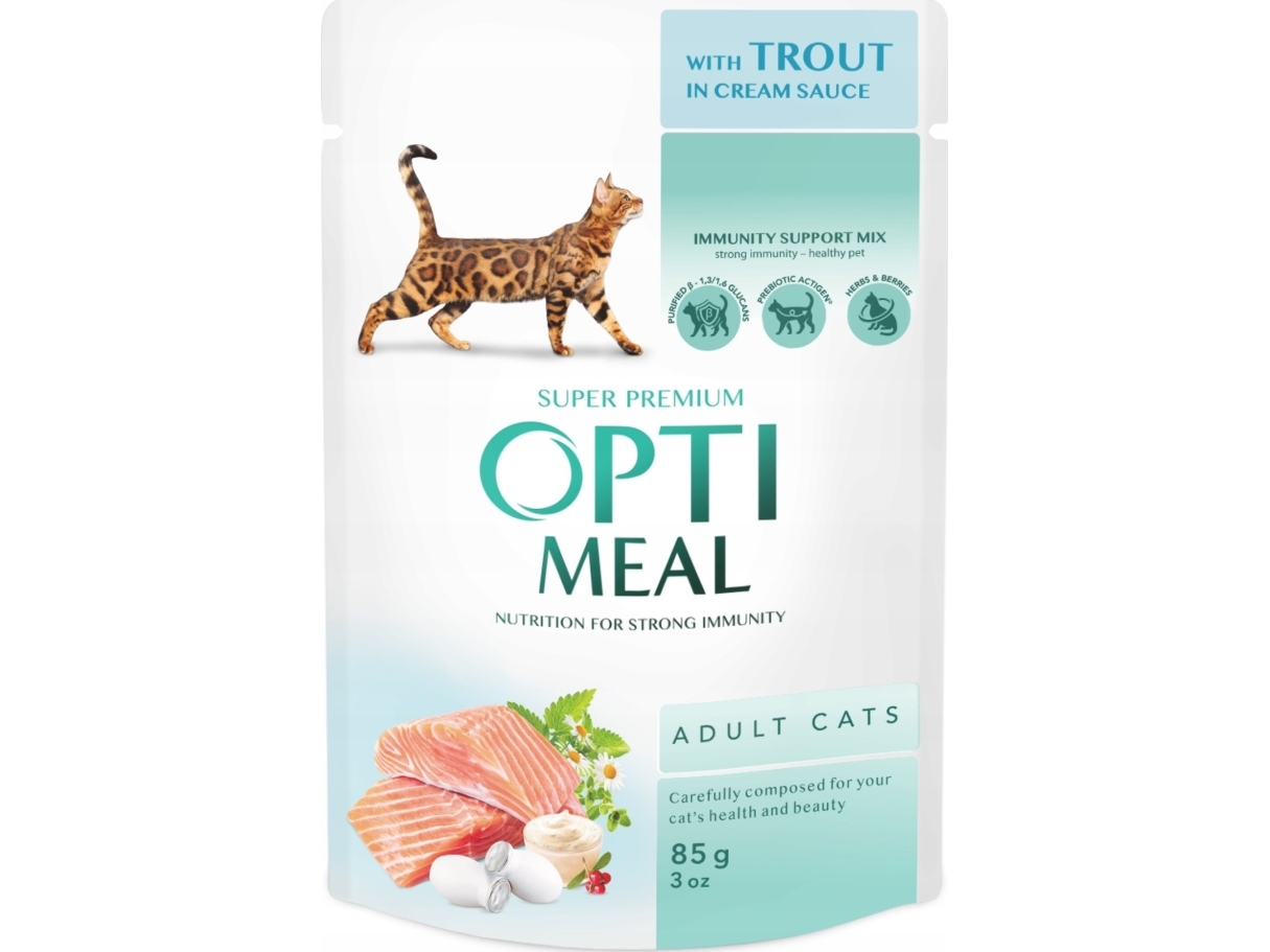 Synteza Optimeal Katzenfutter, 85 G, In Cremiger Soße /12