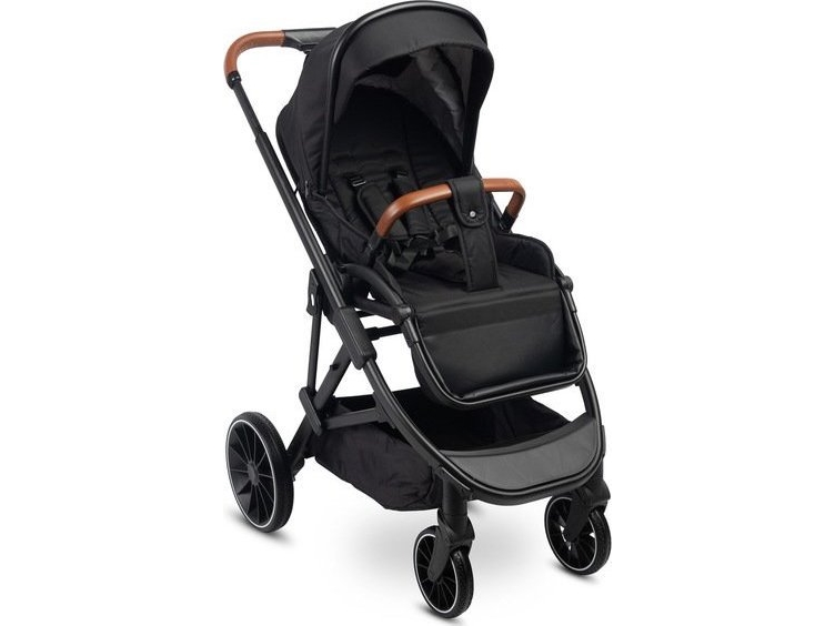 Caretero WÓZEK SPACEROWY RATIO BLACK barnevogn