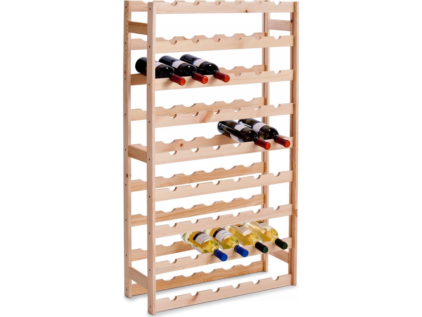 Zeller Vinställ i trä - upp till 54 flaskor, ZELLER | Bordssättning - Par - Plattor | GameStuff