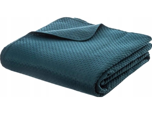 Atmosphera sengetæppe DOLCE 240 x 260 cm, 2 pudebetræk, blåhavet