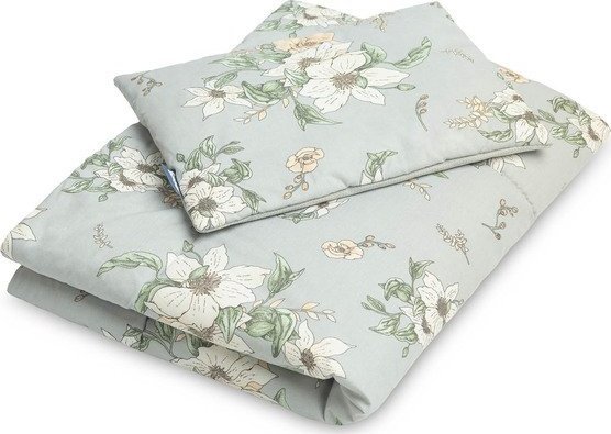 Sensillo Velvet Komplett-Set Für Wiege Lilia - Grau