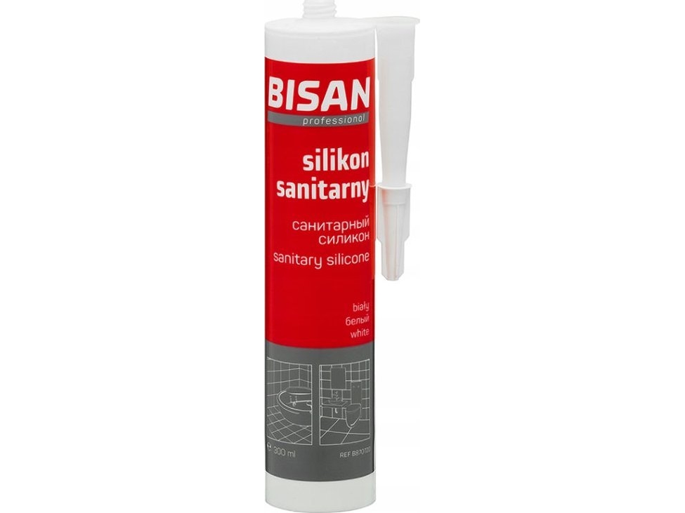 Bisan Sanitärsilikon 300 Ml, Weiß (B870720)