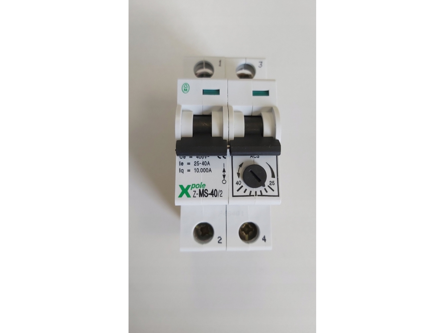 Eaton motorsikring 2-polet 18,5 kW 25-40A Z-MS-40/2 248401