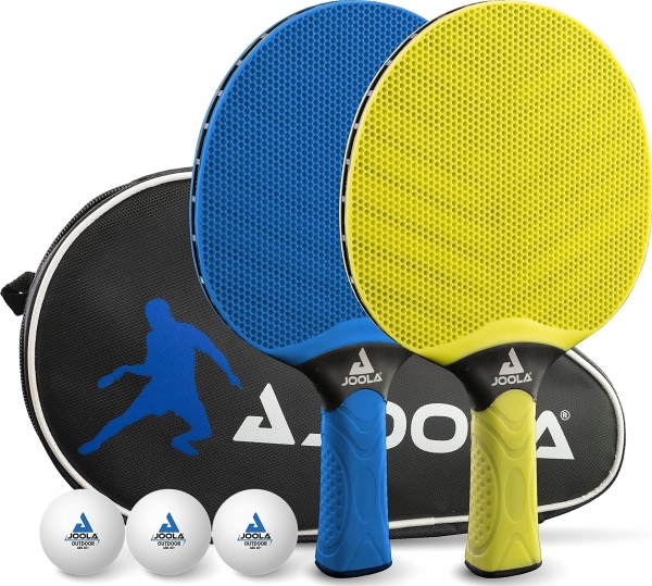 Joola bordtennis 2 ketsjere 3 bolde VIVID OUTDOOR COVER