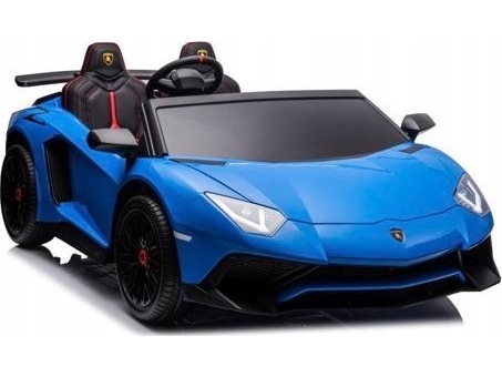 Lean Cars Vienvietis žaislinis elektromobilis Lamborghini XXL, mėlynas