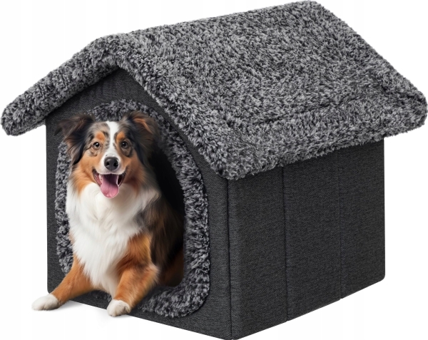 Doggy R5 Hundehus/ Kennel Lam Sort