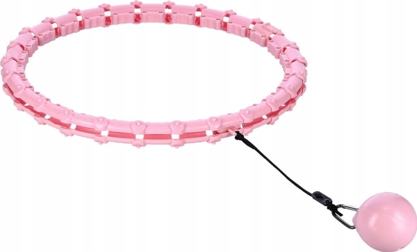 HMS HHW11 PLUS SIZE HULA HOP LIGHT PINK with protrusions and weights