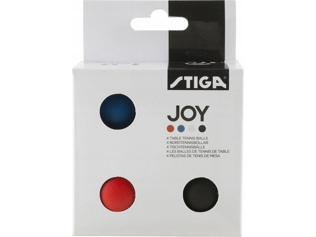 Stiga Joy 4-pack mix pingisbollar | Sport & Träning - Sportutrustning - Tennis | GameStuff