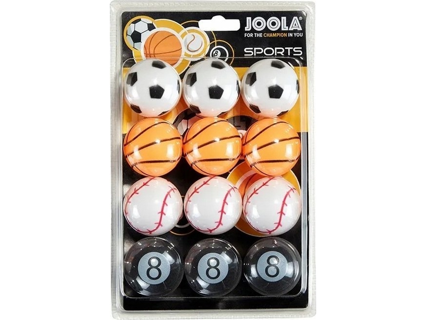 Joola bordtennisbollar JOOLA BALLSET SPORTS 12 PLATSER | Sport & Träning - Sportutrustning - Badminton | GameStuff