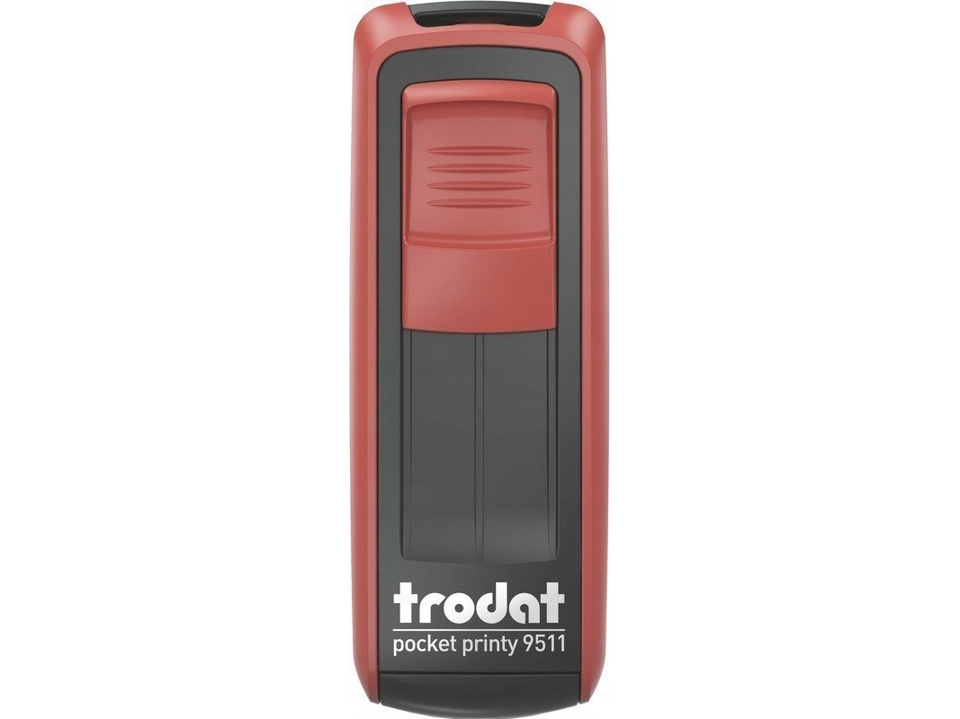 Trodat Pocket Printy-stempel 9511 rød