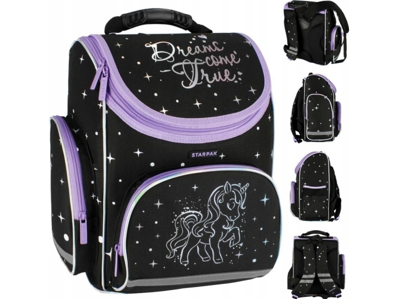 Ballerina Umhängetasche Schwarz Stern Starpak 527143