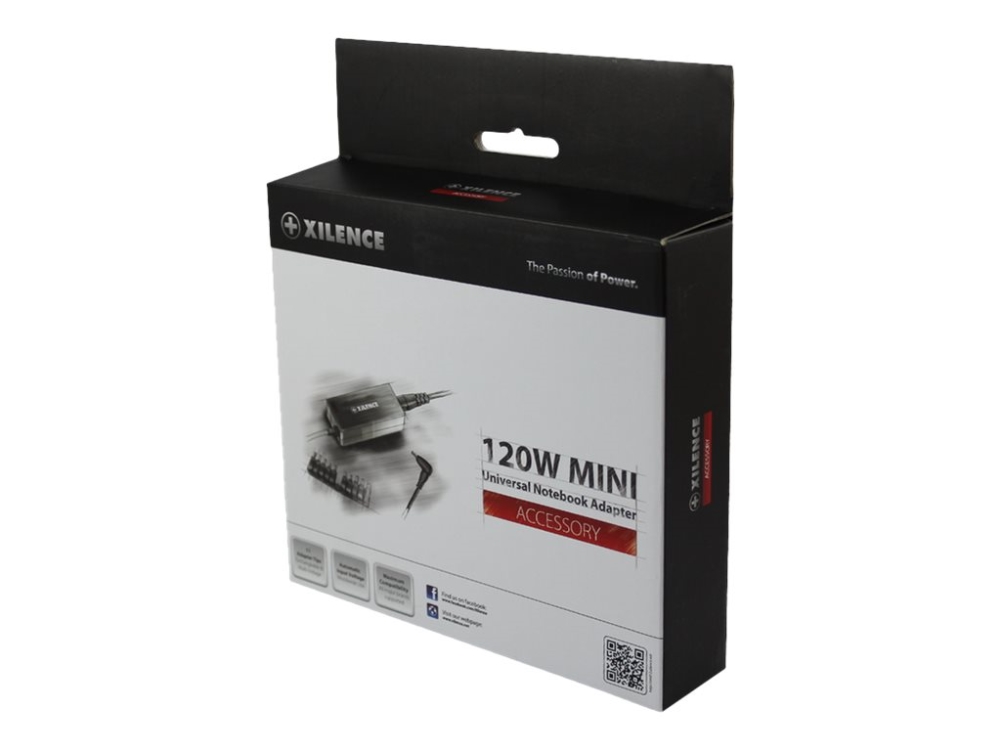 Xilence 120W Mini - Strømforsyningsadapter - Ac 100-240 V - 120 Watt