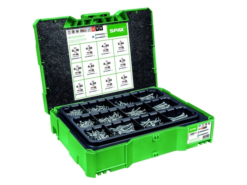 SPAX 5000009172009 Kombinerat skruvsortiment 1 uppsättning | Verktyg & Verkstad - Skruvar & Muttrar - Skruvsortiment | GameStuff