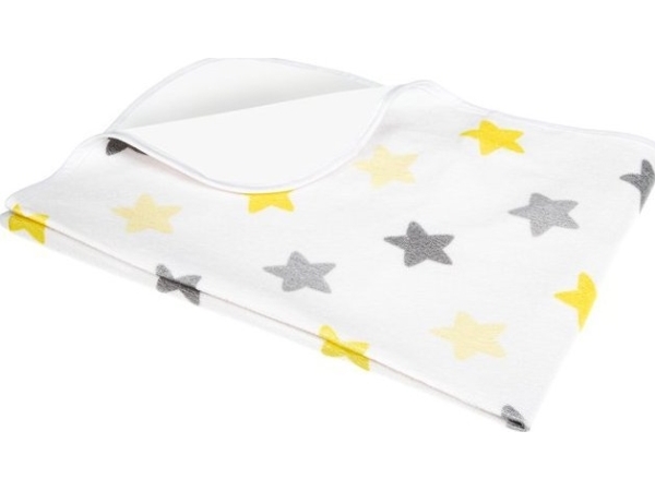 AKUKU A1045 FROTTÉ VADDERING MED BOMULL 70X50 STJÄRNOR | Baby & barn - Blöjbyte - Skötbädd | GameStuff