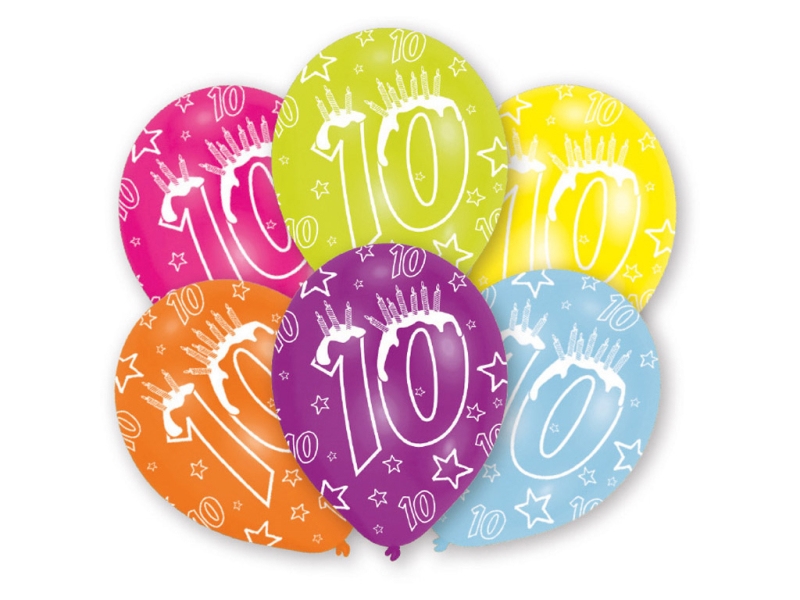 Amscan Int995709, Spielzeugballon, Latex, 10 Stück(E)