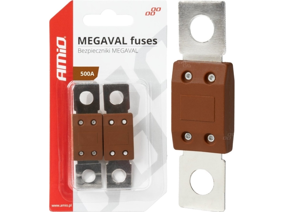 AMiO bilsikringer megaval mta 2 stk. 500A AMIO-03472