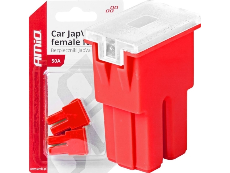 AMiO Sikringer bil japval pal female 2 stk 50a amio-03391