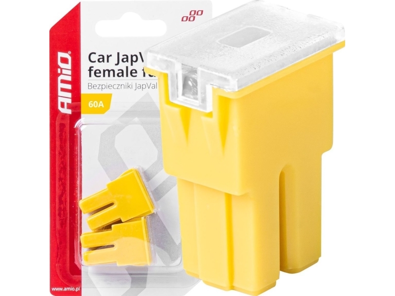 AMiO bilsäkringar japval pal hona 2 st 60A AMiO-03392 | Bilvård & Biltillbehör - Utvändiga utrustning för bilar - Motortillbehör | GameStuff