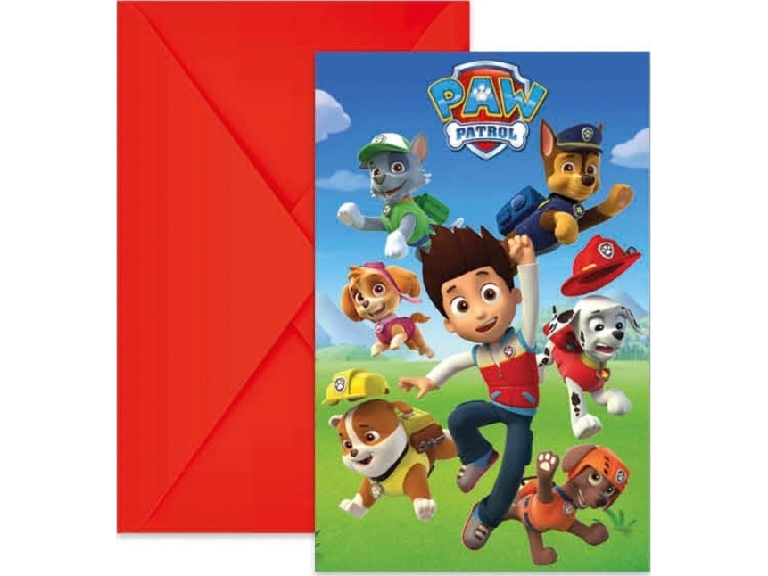 Paw Patrol invitationer | Skola & Hobby - Festdekorera - Presentinslagning | GameStuff
