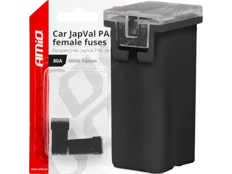 AMiO Automotive sikringer japval pal female 2 stk 80a amio-03442