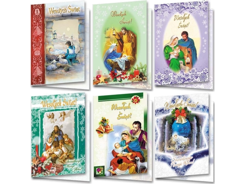 Top Graphic B6 kortti kortti Jumalan syntymäpäivä, lakattu uskonto (10kpl) MIX