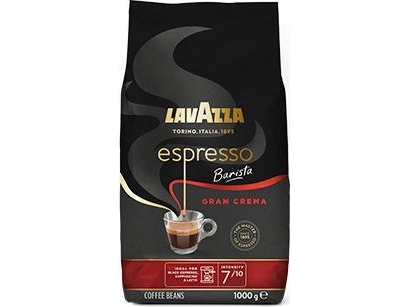 Lavazza L''Espresso Barista Gran Crema, 1 kg, Espresso, Medium ristet, 1 stk, Taske