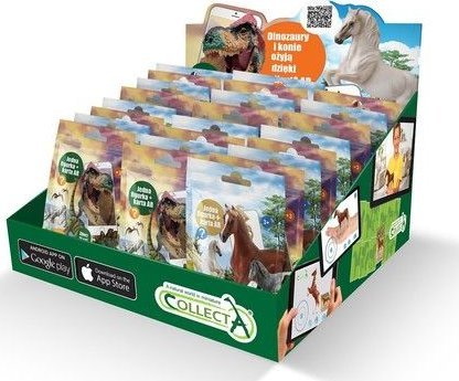 Figur Collecta Collecta Ar Mix Dinosaurer Og Heste I Poser (Display)