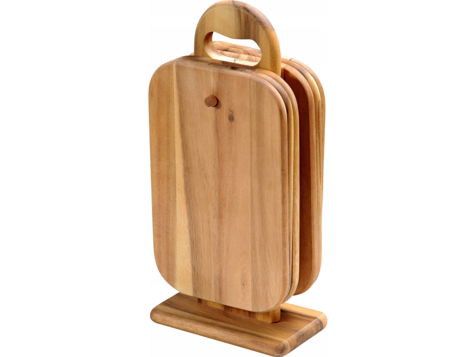 Kesper skärbräda med trähandtag 6st med stativ | Köksutrustning - Köksredskap - Skärbrädor | GameStuff