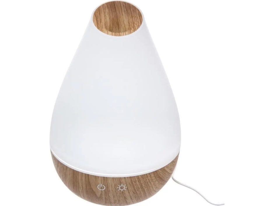 Atmosphera Aroma Diffuser Kabeldrevet Luft Diffuser, Fargeskiftende Led-Lys, 2 I 1