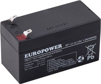 Europower Ep Serijos Agm Baterija 12V 1,2Ah (Tarnavimo Laikas 6-9 Metai)